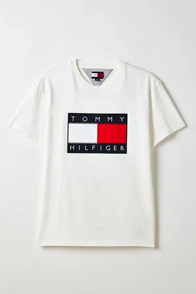 Tommy Hilfiger Sailing Graphic Tee In Ecru, Men's At Urban Outfitters