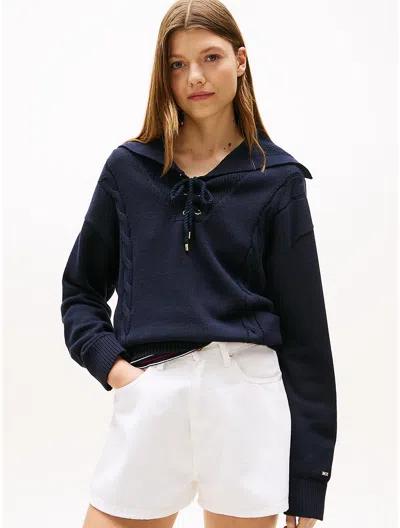 Tommy Hilfiger Sailor Sweater In Blue
