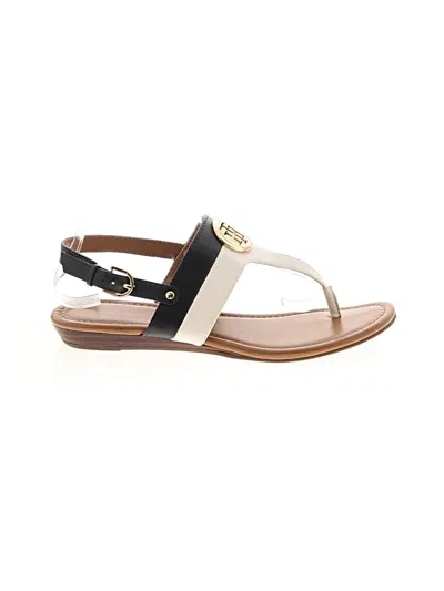 Pre-owned Tommy Hilfiger Sandals In Ivory