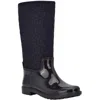 Tommy Hilfiger Saray Womens Pull On Outdoors Rain Boots In Blue