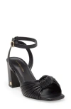 Tommy Hilfiger Sarifina Knotted Strap Sandal In Black