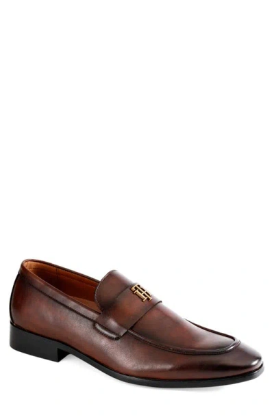 Tommy Hilfiger Sawlin Loafer In Dark Brown