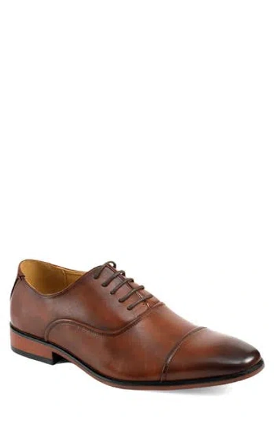 Tommy Hilfiger Saylor Cap Toe Oxford In Brown