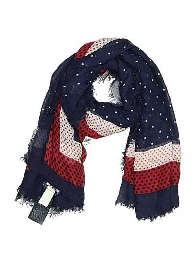 Pre-owned Tommy Hilfiger Scarf In Blue