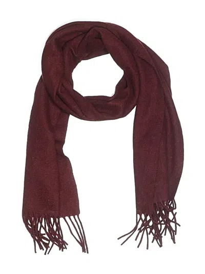Pre-owned Tommy Hilfiger Scarf In Burgundy