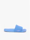 Tommy Hilfiger Script Monogram Canvas Pool Slide In Blue