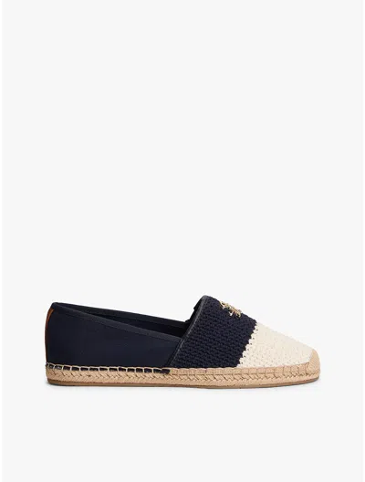 Tommy Hilfiger Script Monogram Crochet Espadrille In Multi