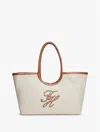 Tommy Hilfiger Script Monogram Linen Maxi Tote