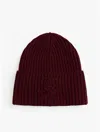 Tommy Hilfiger Script Monogram Wool In Burgundy