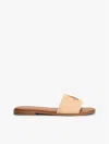 Tommy Hilfiger Script Monogram Woven Slide In Brown