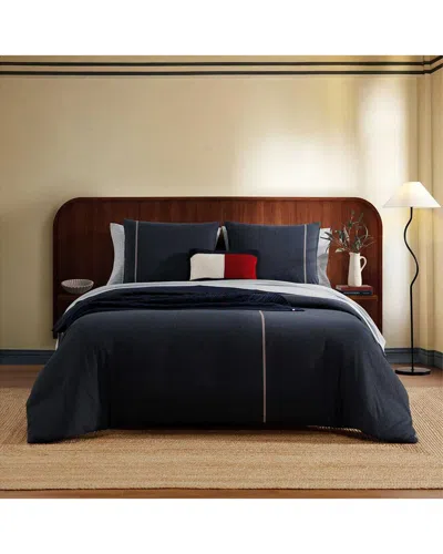 Tommy Hilfiger Selvage Twill Comforter Set In Blue