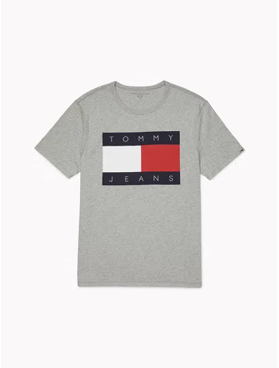 Tommy Hilfiger Sensory Tommy Jeans T In B10 Grey Heather