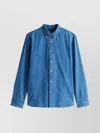 Tommy Hilfiger Shirt Collared Long Sleeves In Blue