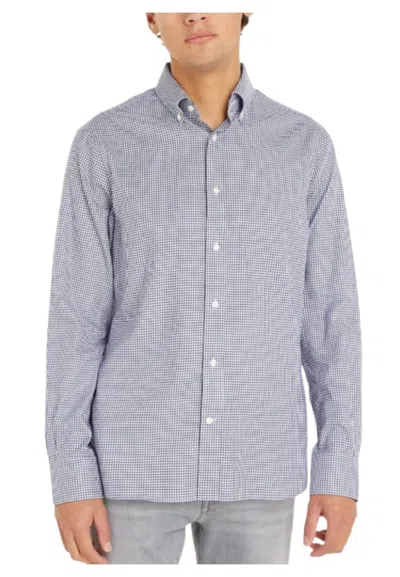 Tommy Hilfiger Shirt Dc Oxford Gingham Rf Shirt In Blu