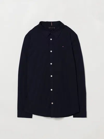 Tommy Hilfiger Shirt  Kids Color Navy In Black