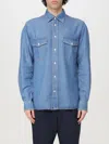 Tommy Hilfiger Shirt  Men Color Denim In Denim