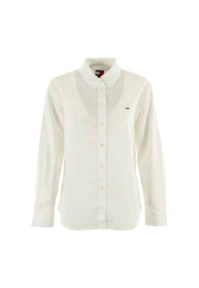 Tommy Hilfiger Shirt Woman  Dw0dw20290 Ecru In White