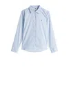 Tommy Hilfiger Regular Fit Poplin Shirt In Blue