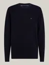 Tommy Hilfiger Sustainable Cotton Blend Sweater In Blue