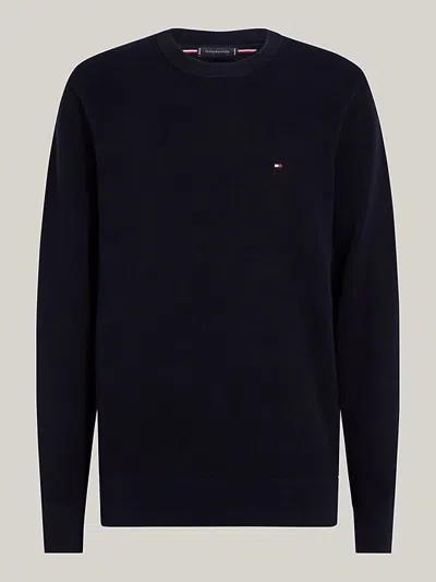 TOMMY HILFIGER SHIRTS MAN TOMMY HILFIGER MW0MW36347 STRUCTURE CREW DW5 DESERT SKY SKY