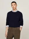 Tommy Hilfiger Wool Crewneck Sweater In Blue