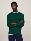 Tommy Hilfiger Wool Crewneck Sweater In Green