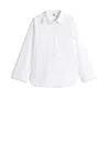 Tommy Hilfiger Embroidered-logo Flag Shirt In White