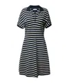 Tommy Hilfiger Open Placket Stripe Polo Dress In Multi