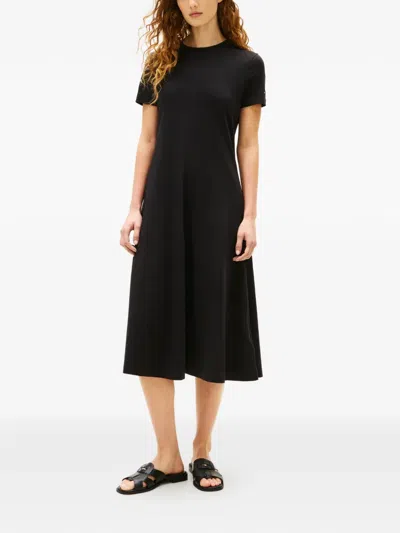 Tommy Hilfiger Short Sleeve Dress In Black