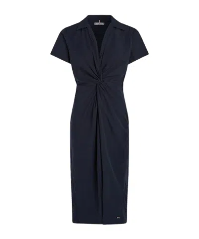 Tommy Hilfiger Short Sleeve Dress In Black