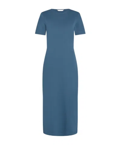 Tommy Hilfiger Short Sleeve Dress In Blue