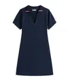 Tommy Hilfiger Fit And Flare Midi Polo Dress In Multi