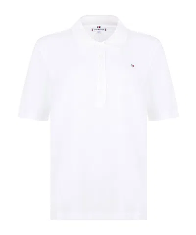 Tommy Hilfiger Short Sleeve Polo Shirt In White