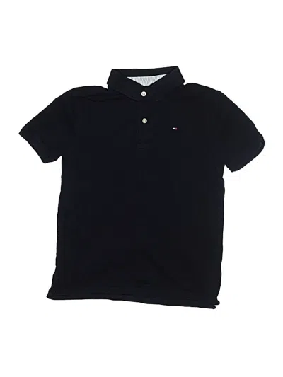 Pre-owned Tommy Hilfiger Kids' Short Sleeve Polo Shirt In Black