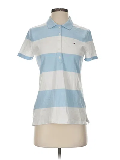 Pre-owned Tommy Hilfiger Short Sleeve Polo Shirt In Blue