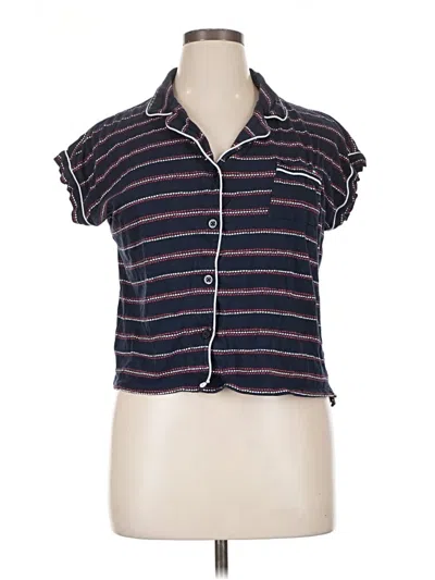 Pre-owned Tommy Hilfiger Short Sleeve Polo Shirt In Blue