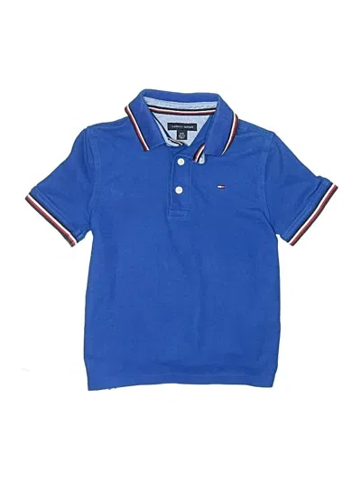 Pre-owned Tommy Hilfiger Kids' Short Sleeve Polo Shirt In Blue