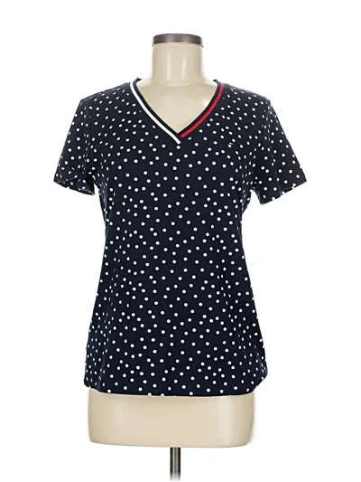 Pre-owned Tommy Hilfiger Short Sleeve Polo Shirt In Blue