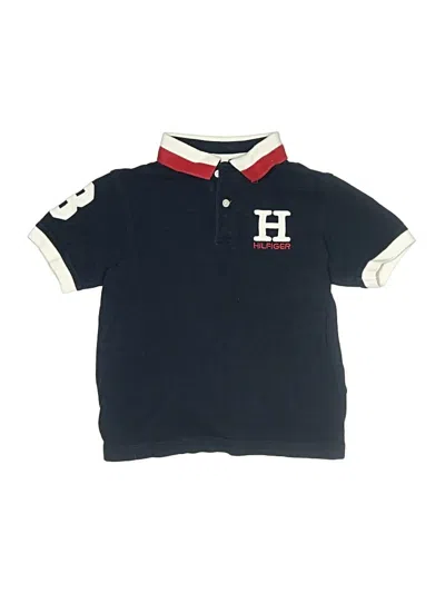 Pre-owned Tommy Hilfiger Kids' Short Sleeve Polo Shirt In Blue