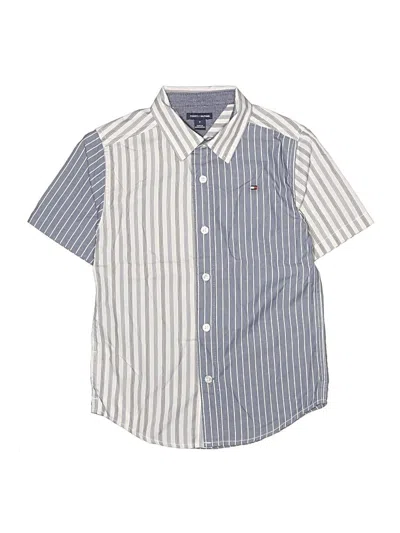 Pre-owned Tommy Hilfiger Kids' Short Sleeve Polo Shirt In Blue