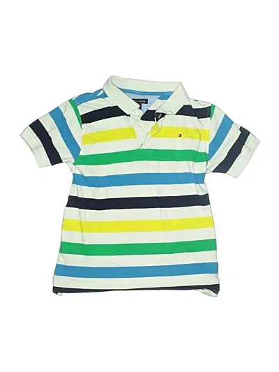 Pre-owned Tommy Hilfiger Kids' Short Sleeve Polo Shirt In Green