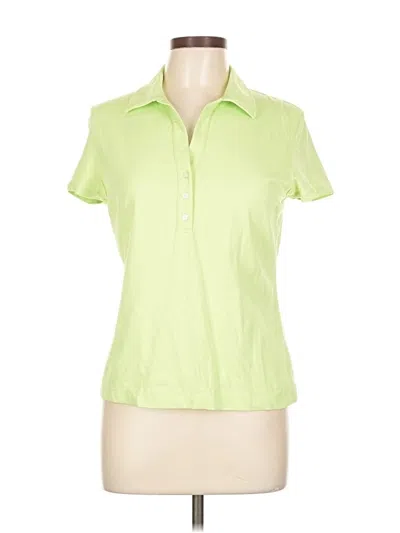 Pre-owned Tommy Hilfiger Short Sleeve Polo Shirt In Green