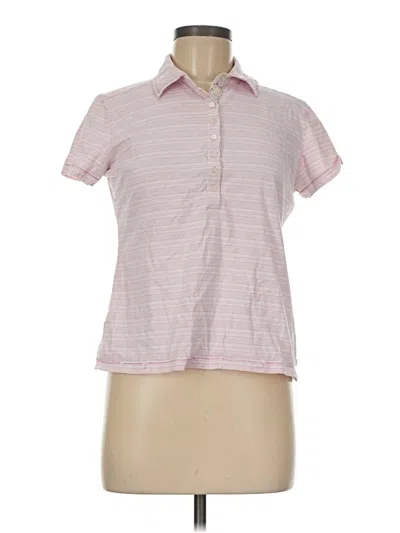 Pre-owned Tommy Hilfiger Short Sleeve Polo Shirt In Pink