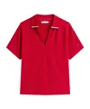 Tommy Hilfiger Short Sleeve Polo Shirt In Red