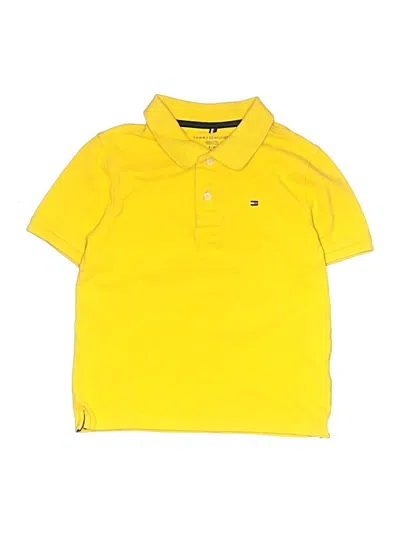 Pre-owned Tommy Hilfiger Kids' Short Sleeve Polo Shirt In Yellow