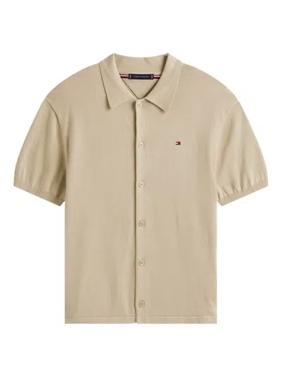 Tommy Hilfiger Short-sleeve Shirt In Neutral