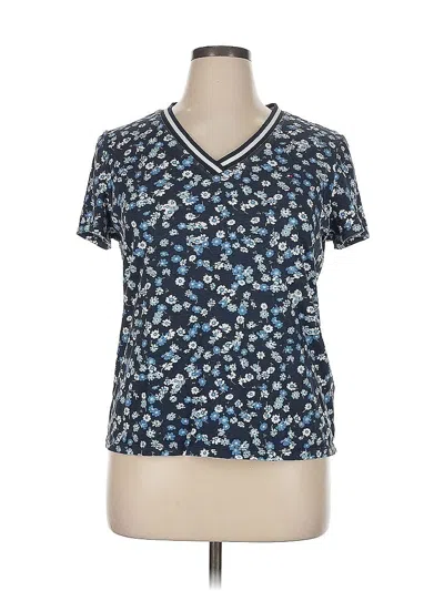 Pre-owned Tommy Hilfiger Short Sleeve T-shirt In Blue