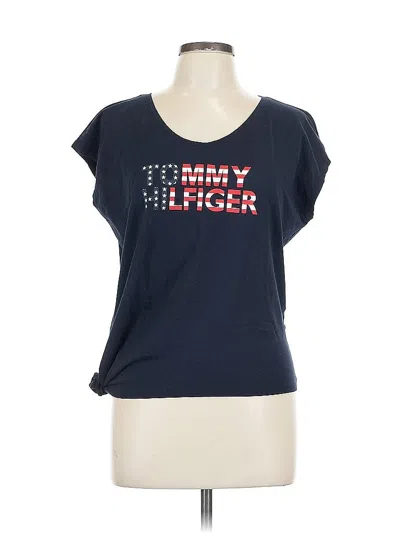 Pre-owned Tommy Hilfiger Short Sleeve T-shirt In Blue