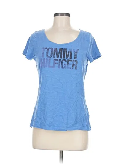 Pre-owned Tommy Hilfiger Short Sleeve T-shirt In Blue