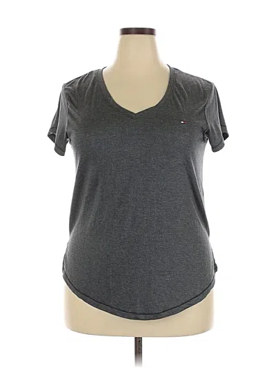 Pre-owned Tommy Hilfiger Short Sleeve T-shirt In Gray